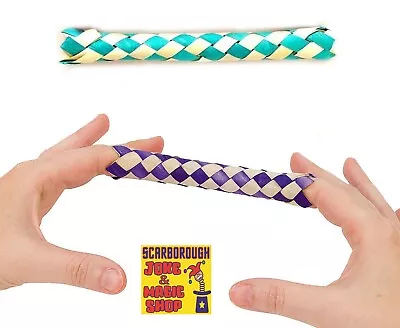 £1.50 • Buy 1x Chinese Finger Trap ~ Classic Retro Joke Toy Novelty Gift NEW