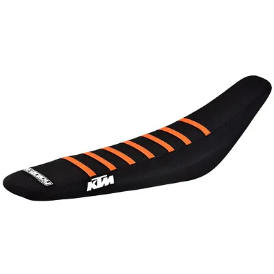  KTM Sx Sxf 125 250 350 450 SEAT COVER 2001-2006 Black Orange Rib #73 LOGO • $54.95