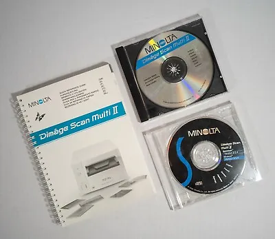 £45 • Buy Minolta Scan Multi II - F-3100 Film Scanner - Software And Manual