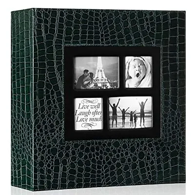 £32.99 • Buy Ywlake Photo Album 1000 Pockets 6x4 Photos Croco, Extra Large Size Leather Cover