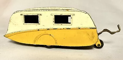 Vintage Meccano Dinky Toys No. 190 Streamline Yellow Caravan 1950s Die Cast • $21.75