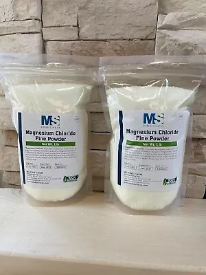 Magnesium Chloride USP (Pharmaceutical Grade) USP 100% Edible - 2 LB • $27.99