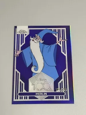 Merlin 2023 Topps Chrome Disney 100 /299 Purple Refractor #38 Sword In The Stone • $39.99