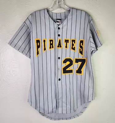 Vintage Pittsburgh Pirates Baseball Youth XL Jersey BIKE Brand Pinstripe Stitch • $52.20