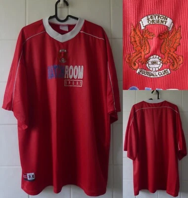 £51 • Buy 2000-2001 Leyton Orient FC Short Sleeve Orient Leisure Home Football Shirt XL
