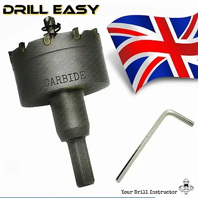 TCT Hole Saw 125mm HSS Drill Bit Carbide Tip Cutter Alloy Tool Stainless Steel • £59.50
