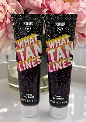 2x Victoria's Secret PINK Tinted Self-Tanner What Tan Lines • $64.50