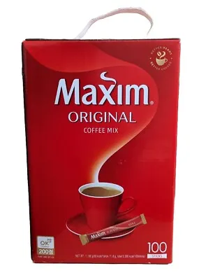 Maxim Original Coffee Mix 100 Sticks Instant Coffee  • $28.99