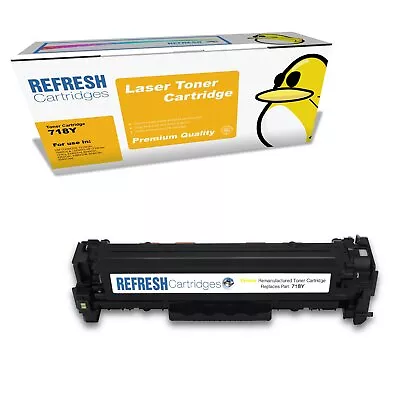 Refresh Cartridges  718Y Toner Compatible With Canon Printers • £18.97