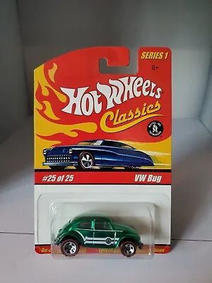 Hot Wheels Classics Series 1 #25/25 VW Bug - Spectraflame Green • $9.99