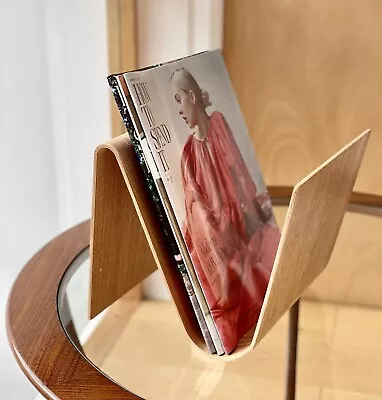 £19.99 • Buy Formosa Designer Contemporary Bent Plywood Magazine Rack Tidy New