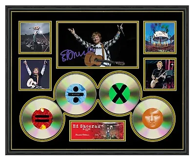 ED SHEERAN  + - = ÷ X MATHEMATICS AUSTRALIA TOUR 2023 SIGNED FRAMED MEMORABILIA • $129.99