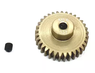 M0.6 Module 0.6 0.6M 33T 33 Teeth Tooth Motor Pinion Gear 540 3.175mm Bore RC • £6.22