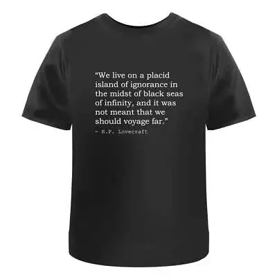 H.P. Lovecraft Quote Men's / Women's Cotton T-Shirts (TA447260) • $14.93