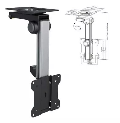 TV Tilt Swivel Flip Down Folding Ceiling Wall Mount Bracket 13 - 27  Loft Roof • £25.99