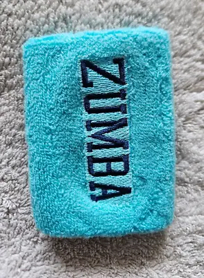 Zumba Wristband Sweatband  - Ice Blue Zumba - Brand New • £7.50