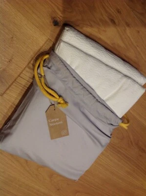 £25 • Buy NEW Loomandlast.com 100% Cotton White Seersucker Double Duvet Cover 200 X 200cm