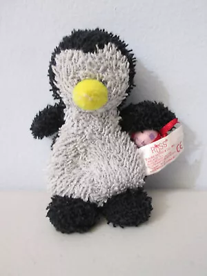 Russ Penguin Plush Holding Gift Plush Stuffed Animal 4  4814 Terry Cloth • $19.99