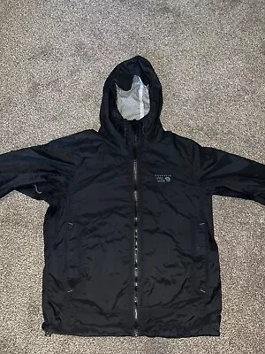 Mountain Hardwear Plasmic Ion Jacket Black Waterproof  Mens Size Large • $25