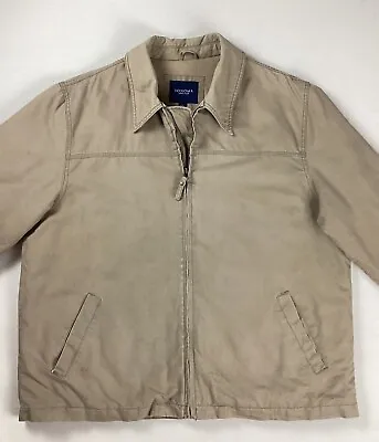 Sonoma Canvas Trucker Jacket Workwear Cotton Lining - Size XL • £28.99