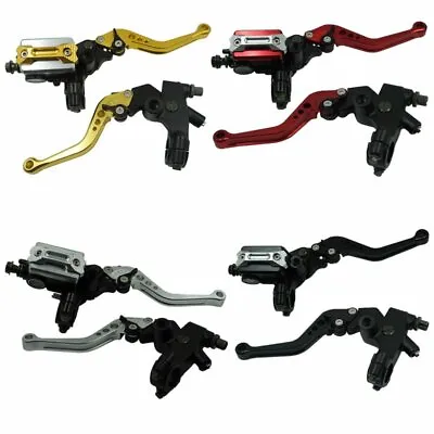 7/8  Motorcycle Handlebar Brake Master Cylinder Clutch Lever Adjustable (22mm) • $24.99