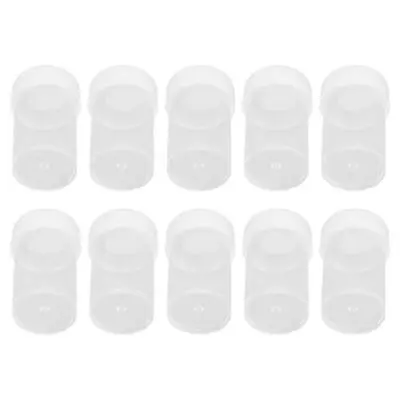 10X Mini Durable Plastic Bottle Container For Cosmetics  Tools | Sample Pot Jar • £5.70