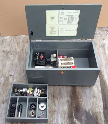 $169.50 • Buy Vintage Radio Parts Work Wood Tool Box + Vacuum Tubes & Knobs - Untested