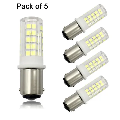 5pcs Ba15d B15 Led Ligjht Bulb 64-2835 SMD 110V Warm White Fit Sewing Machine H • $15.59