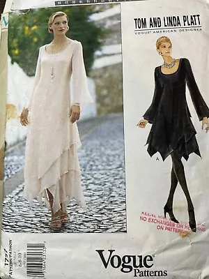 Vogue 1737 Tom & Linda Platt Misses Dress Sewing Pattern Sz. 6 Complete • $9.24