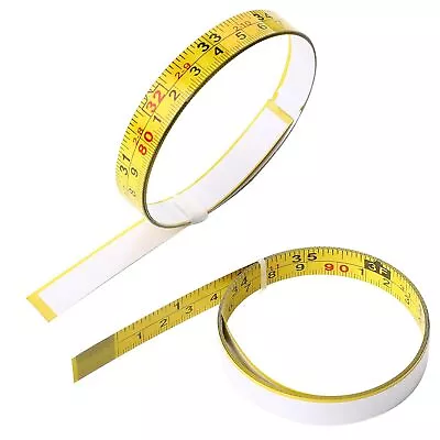 39 Inch Self-Adhesive Measure Tape 2 Pack Left To Right Metal Measuring Tape... • £6.20