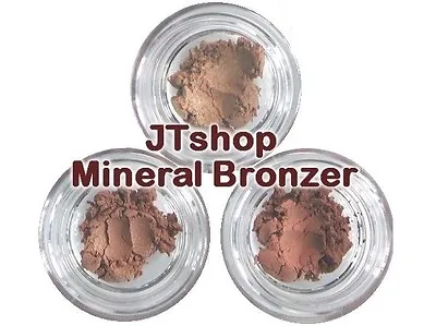 JTshop Superior Mineral Bronzer - 3 Colour Choices (0.3g-4g) All Natural • £8.99