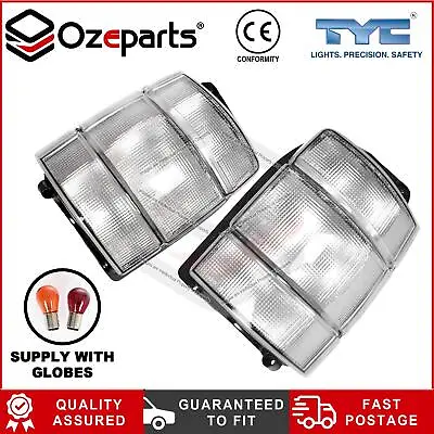 Pair LH+RH Tail Light Clear For Holden Commodore VN VG VP VR VS Ute Wagon 88~97 • $63.80