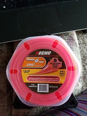 Echo .095 Crossfire String Trimmer Line 1/2 Pound Spool 141' Part # 306095053 • $7.50