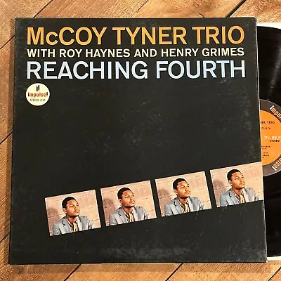 McCoy Tyner Trio Reaching Forth Superb EX! Impulse Lp RVG Roy Haynes • $9.99