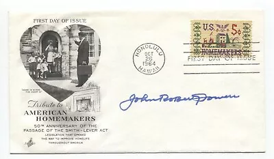 John Robert Powers Signed FDC Autographed Signature Modeling Agency Founder • $30