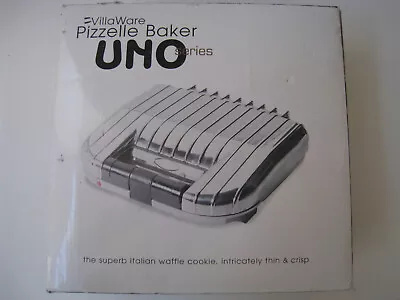 Villaware Uno Series Pizzelle Italian Waffle Baker Model 2060 New Open Box • $139.99