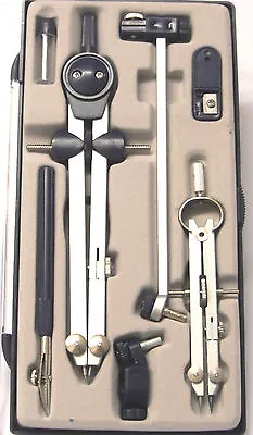 £7.99 • Buy (DAMAGED LID) Students TECHNICAL PRECISION DRAWING SET Technical Compass 
