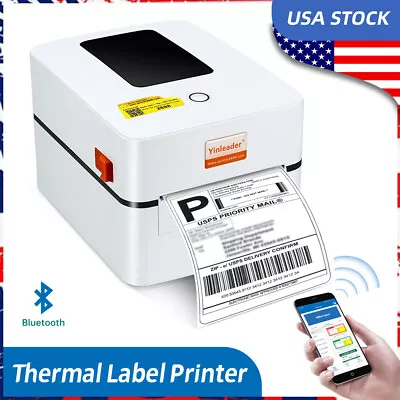 Thermal Label Printer PC & Bluetooth 4x6 Shipping Label For EBay Amazon UPS Etc • $58.49