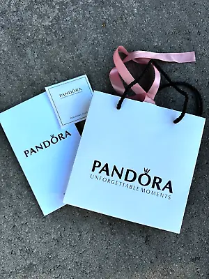 New PANDORA Gift Bag With Ribbon Care Card And Polishing Cloth • £1.80