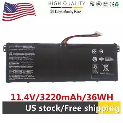 New AC14B18J Battery For Acer Aspire V3-111 V5-122 V5-132 V5-122 V5-132 V5-122P • $24.88