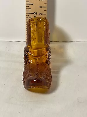 Amber Glass Starburst Design Shoe 5” • $12.50