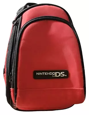 Nintendo DS Game Boy Mini Backpack Travel Case Storage Bag! (Red) • $14.99