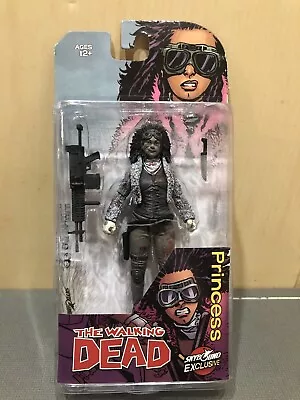 McFarlane Skybound Walking Dead PRINCESS BLACK/WHITE Version Figure Bloody B/W • $24.95