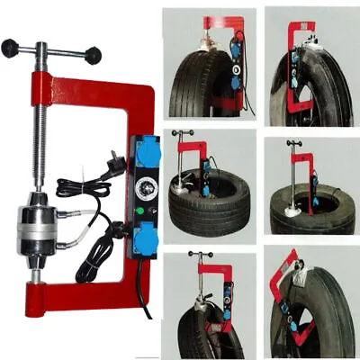 Tire Vulcanizing Machine With 6 Molds Tire Spreader Tool 110V Spot Vulcanizer • $101.01