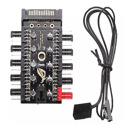 PWM Fan Hub Splitter Speed Controller Motherboard Cable Lead. 4 Pin / 3 Pin • $9.60