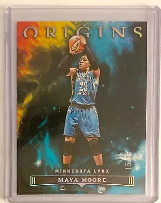 Maya Moore 2023 Panini Origins WNBA Base Card Teal Parallel Sn 15/35 • $39.95