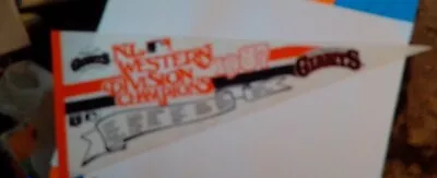 San Francisco Giants Baseball 1989 NL Western Vintage Division Champion Pennant • $11.91