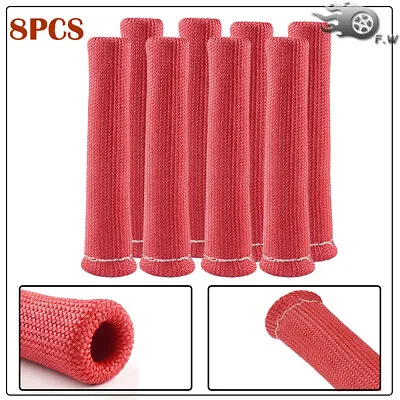 $10.65 • Buy 8pcs 2500° Spark Plug Wire Boots Protector Sleeve Heat Shield Cover For LS1/LS2
