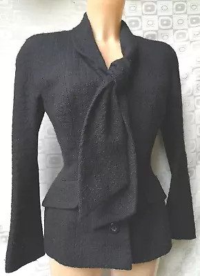 Dolce & Gabbana Suit Black Vintage 90s Suit  S M 10 42 Italy Made D&g So Stylish • £295