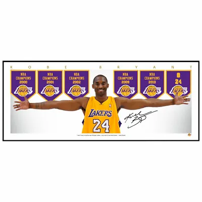 $39.99 • Buy Kobe Bryant Los Angeles Lakers Mini Wings Signed Framed Nba Poster Print
